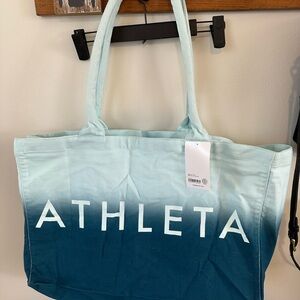 Athleta Blue Ombre Tote Bag -NWT
